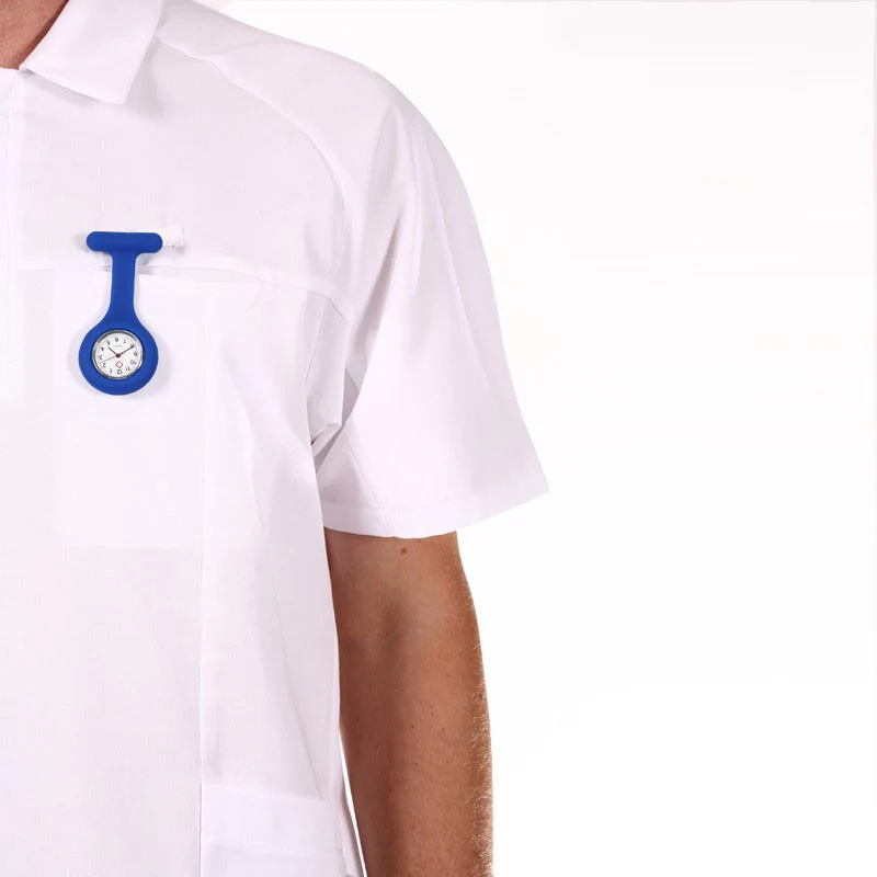 Tunique Médicale Homme Manches Courtes Blanc - LAFONT SANTE - Image 3