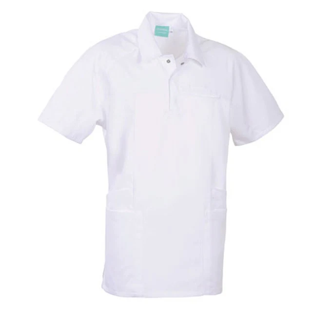 Tunique Médicale Homme Manches Courtes Blanc - LAFONT SANTE - Image 5