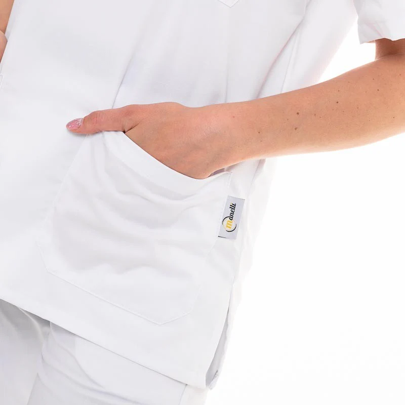 Tunique Médicale Unisexe Motif Grenouille Col V Lavable à 75° - MANELLI - Image 6