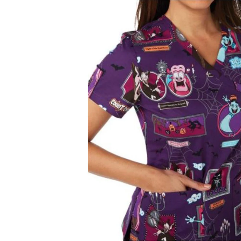 Tunique Médicale Col V Spéciale Halloween - DICKIES MEDICAL - Image 3