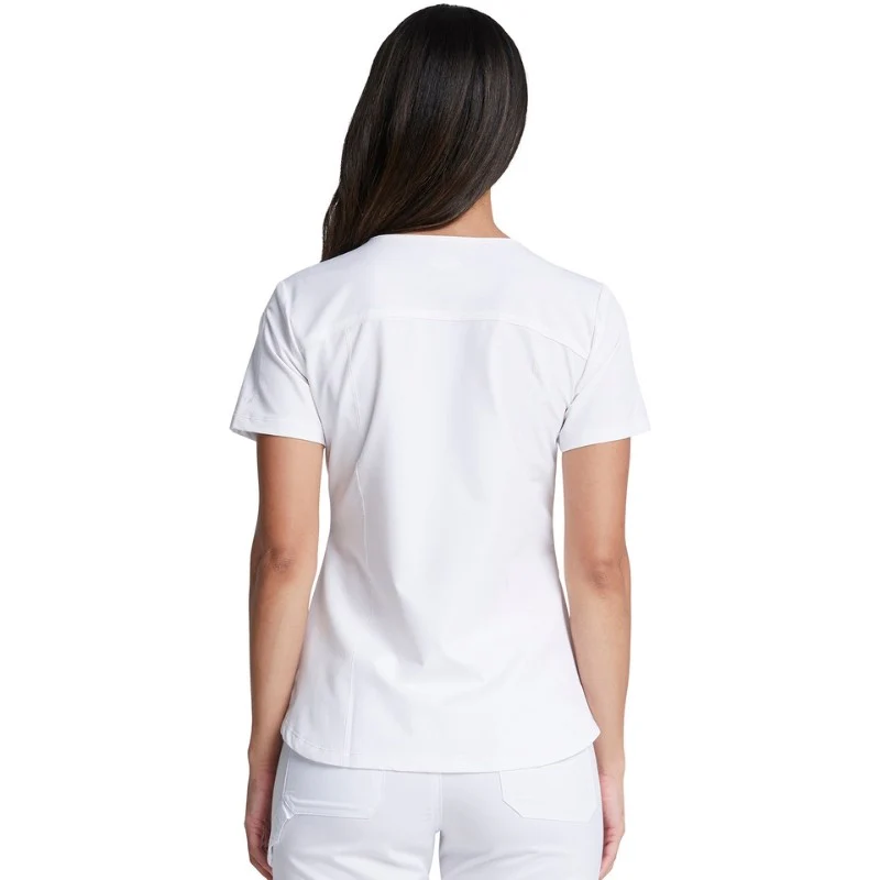 Tunique Médicale Femme Blanc Stretch - DICKIES MEDICAL - Image 2