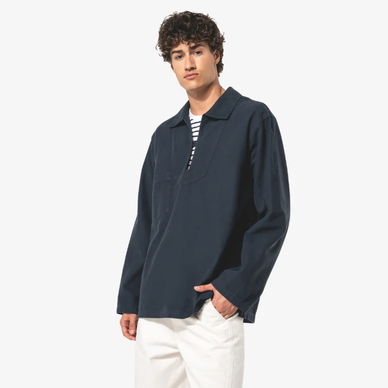 Vareuse de Travail Bleu Denim - Kariban - Image 3