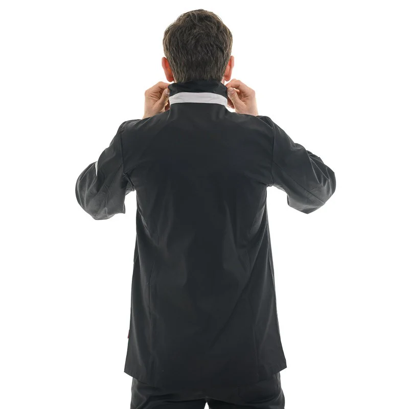 Veste de Cuisine Chemise Basilic Noir/Gris - LAFONT CUISINE - Image 3