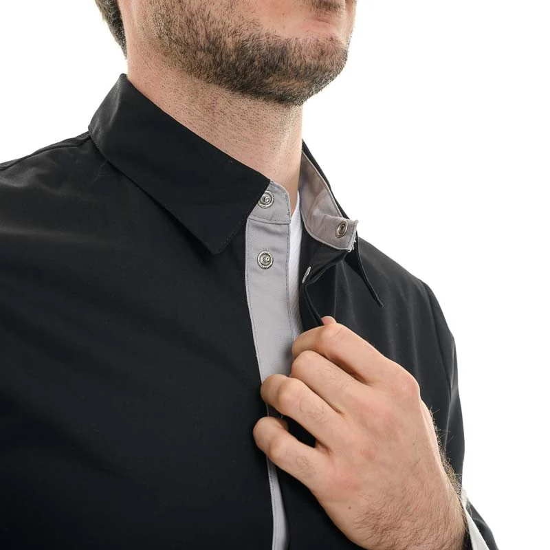 Veste de Cuisine Chemise Basilic Noir/Gris - LAFONT CUISINE - Image 5