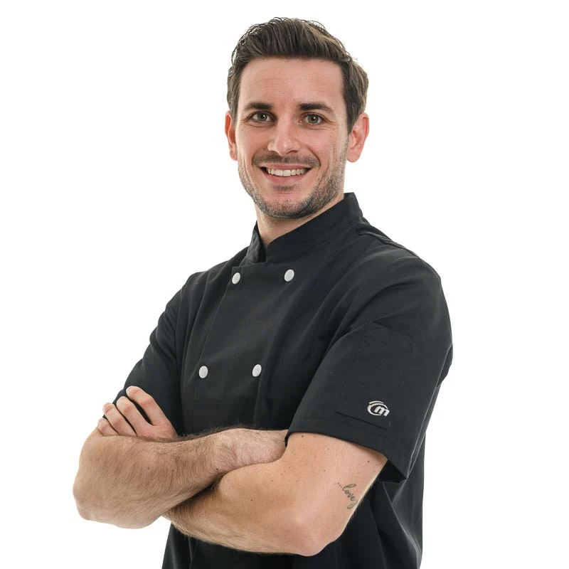 Veste de Cuisine Blake Homme Manches Courtes - MOLINEL - Image 3