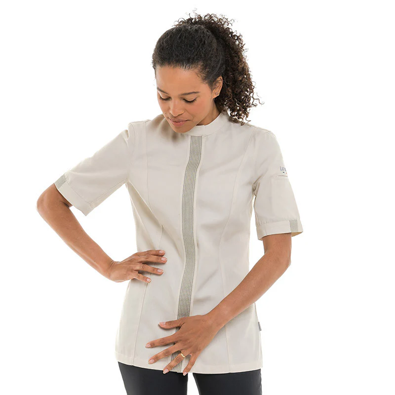 Veste de Cuisine Femme Fava Manches Courtes - LAFONT CUISINE - Image 3