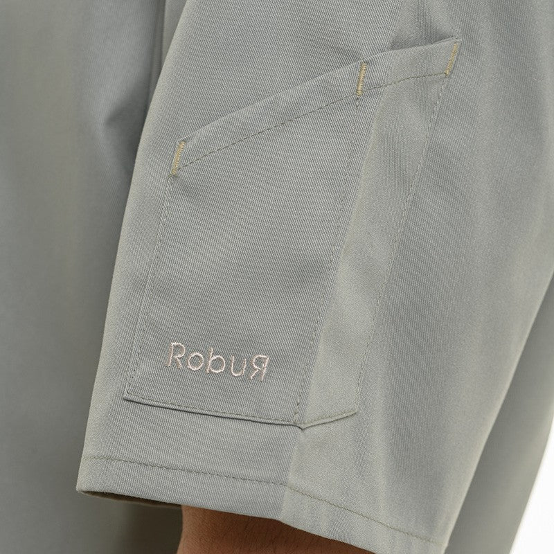 Veste Cuisine Unisexe Manches Courtes Tilleul Harti - ROBUR - Image 6