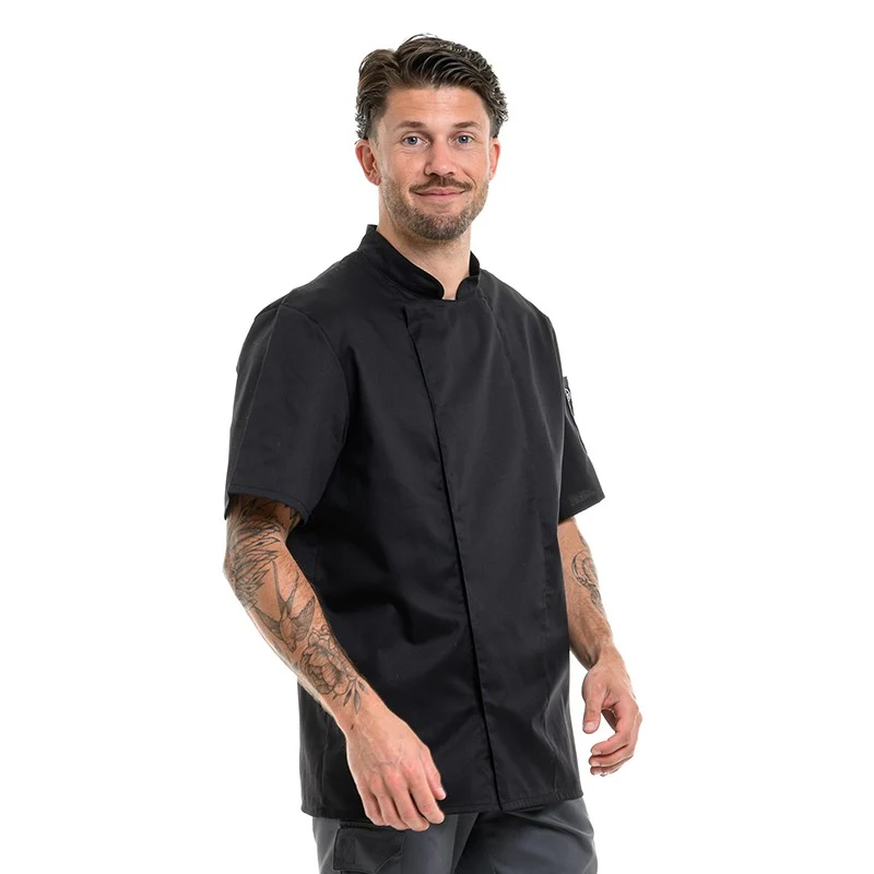 Veste de Boucher Nero 37.5 Noire Manches Courtes  - ROBUR - Image 2