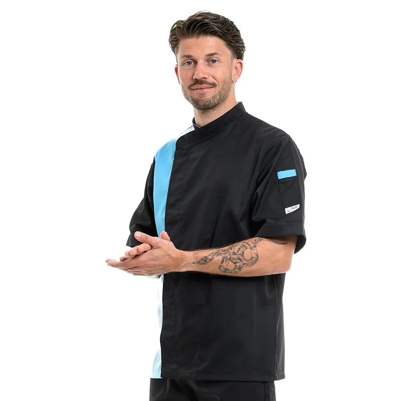 Veste de Boucher Homme Dual Noir Bleu - MANELLI - Image 6