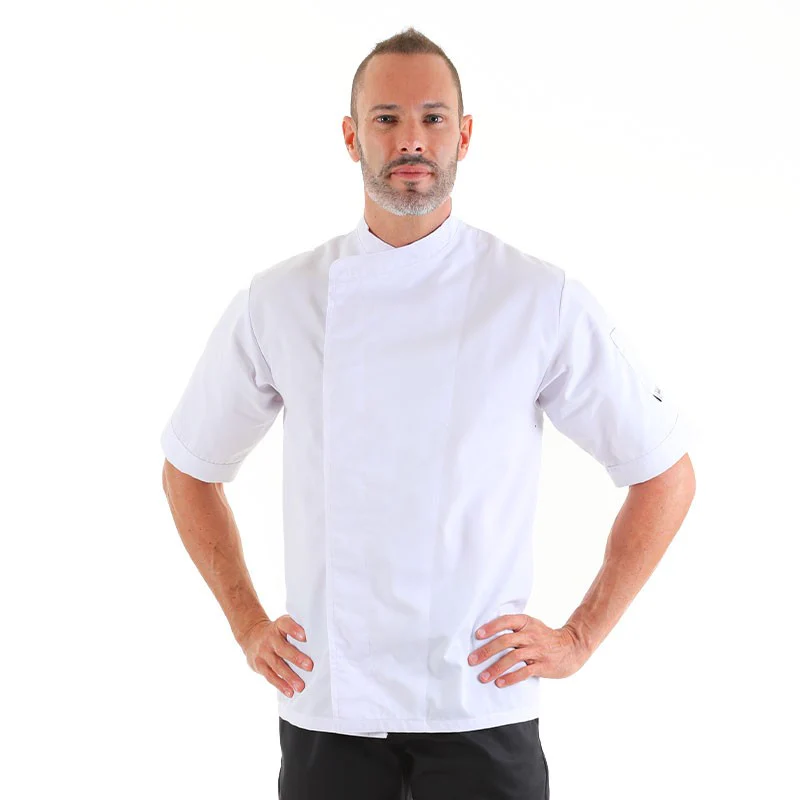 Veste de Boulanger Blanche MC ou ML - MANELLI - Image 2