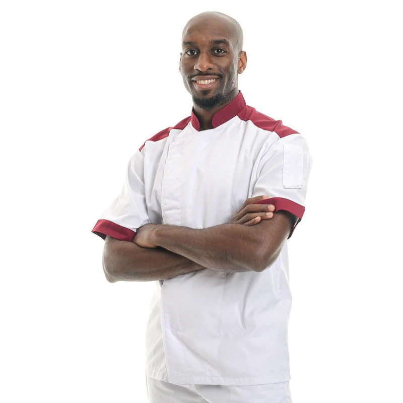 Veste de Boulanger Manches Courtes Red Master - MANELLI - Image 3