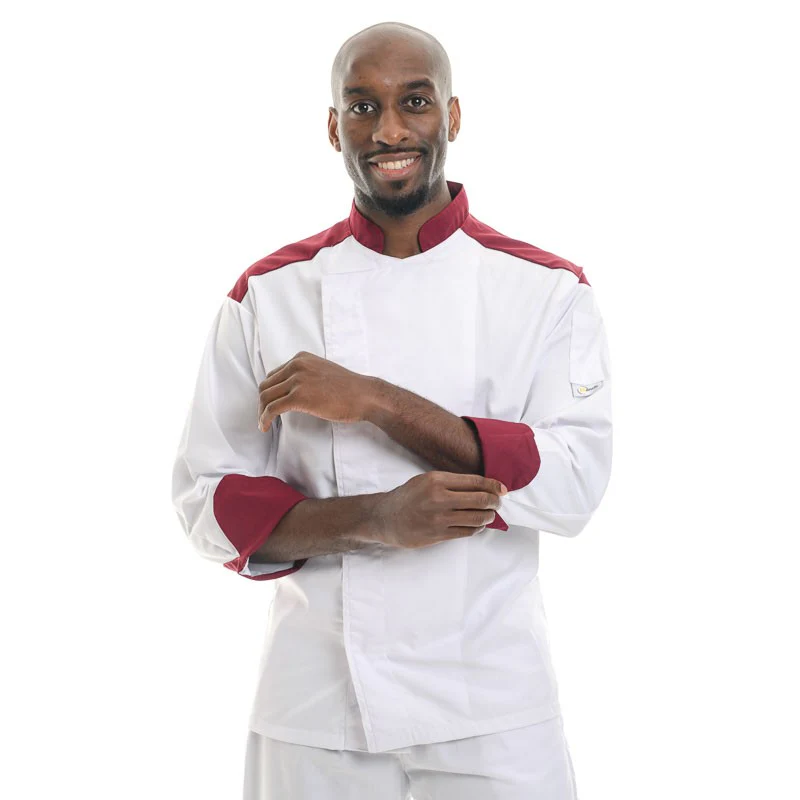 Veste de Boulanger Manches Courtes Red Master - MANELLI - Image 4