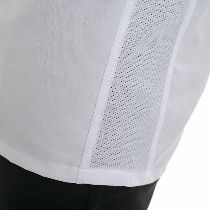 Veste de Cuisine à Manches Courtes Blanche et Noire Energy - ROBUR - Image 4