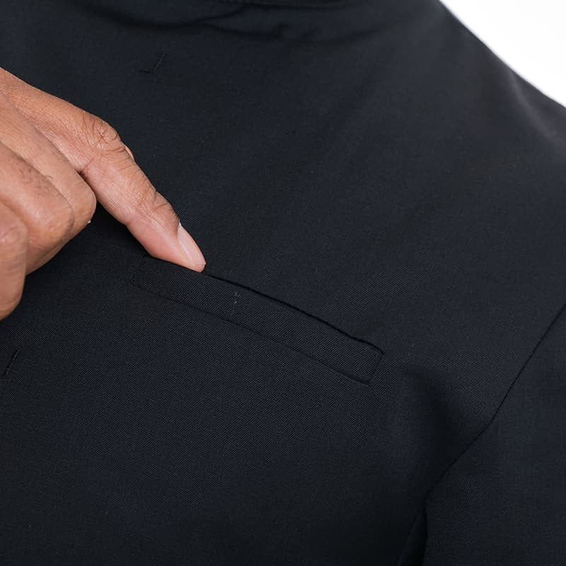 Veste de Cuisine à Manches Courtes Texas Noire - MANELLI - Image 12