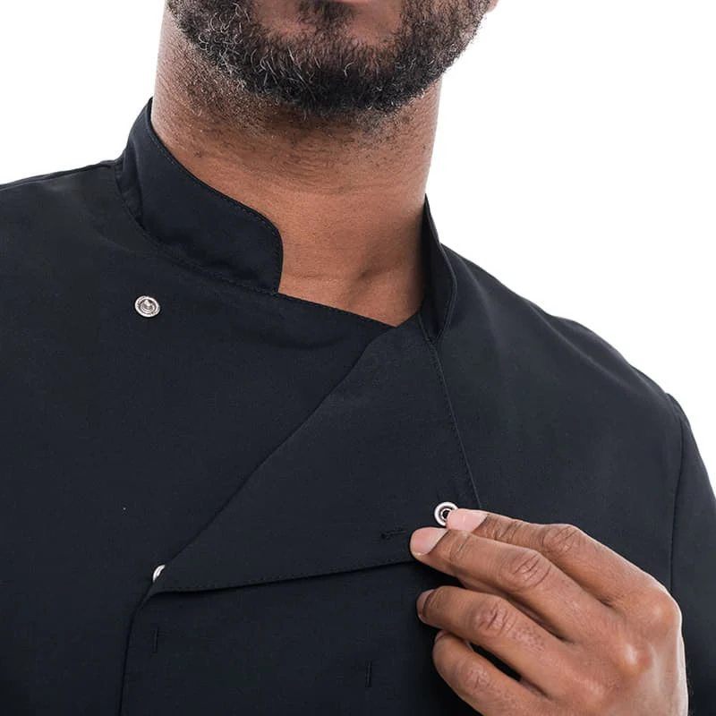 Veste de Cuisine à Manches Longues Texas Noire - MANELLI - Image 17
