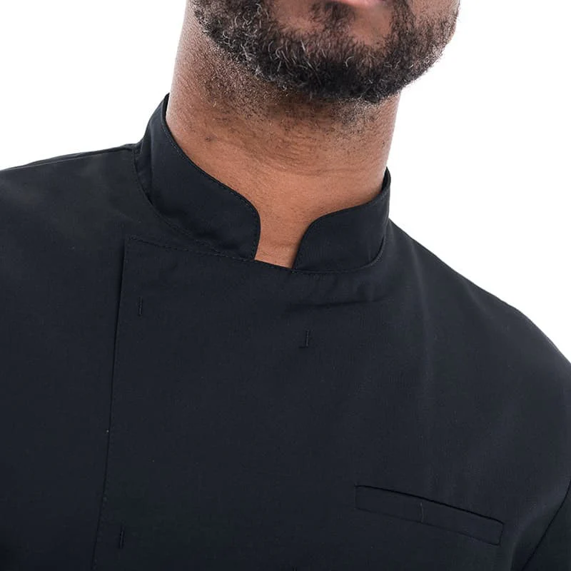 Veste de Cuisine à Manches Longues Texas Noire - MANELLI - Image 18