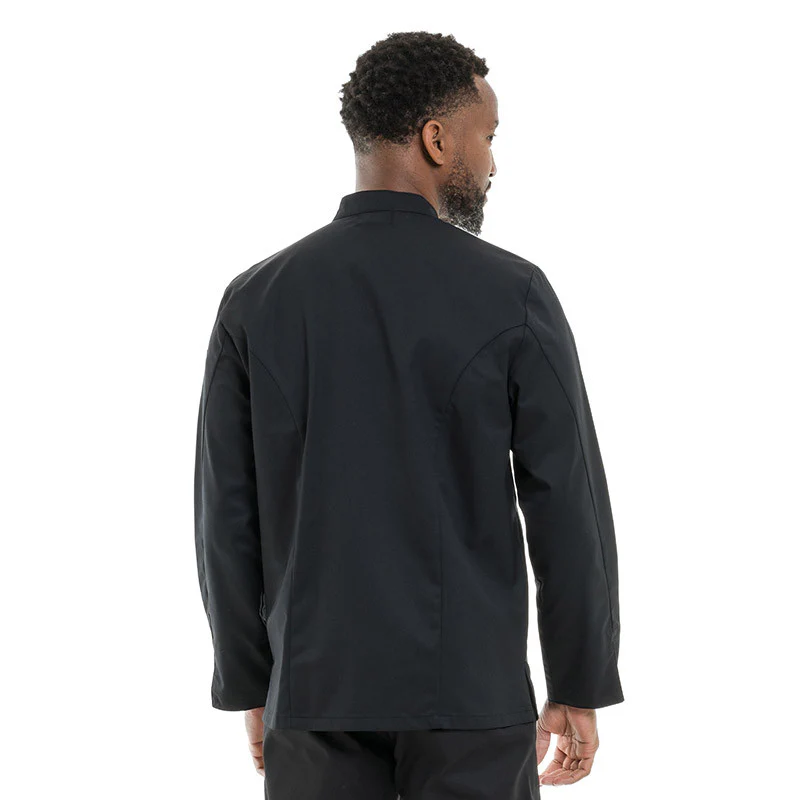 Veste de Cuisine à Manches Longues Texas Noire - MANELLI - Image 2