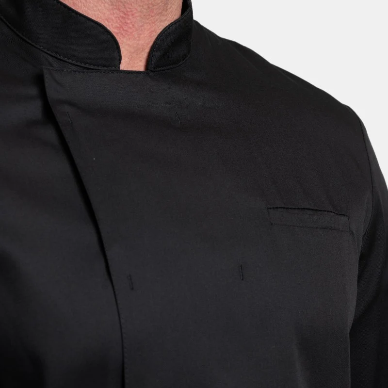 Veste de Cuisine à Manches Longues Texas Noire - MANELLI - Image 5