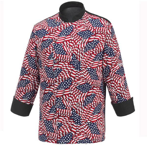 Veste de Cuisine Homme Amérique - EGOCHEF