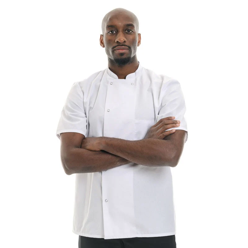 Veste de Cuisine Homme Apprenti Noir Inox - ROBUR - Image 8