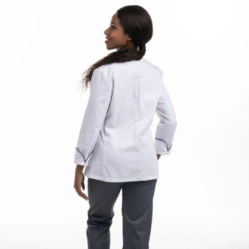 Veste de Cuisine Blanche by Coline Faulquier - MANELLI - Image 3