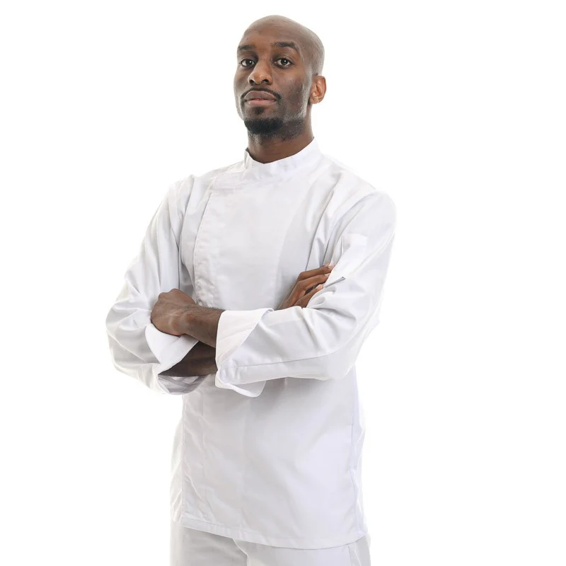 Veste de Cuisine Blanche Dos Aéré MC ou ML - MANELLI - Image 6