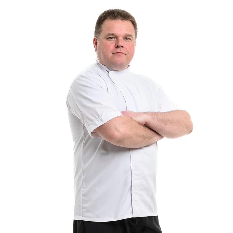 Veste de Cuisine Blanche Dos Aéré Grande Taille - MANELLI