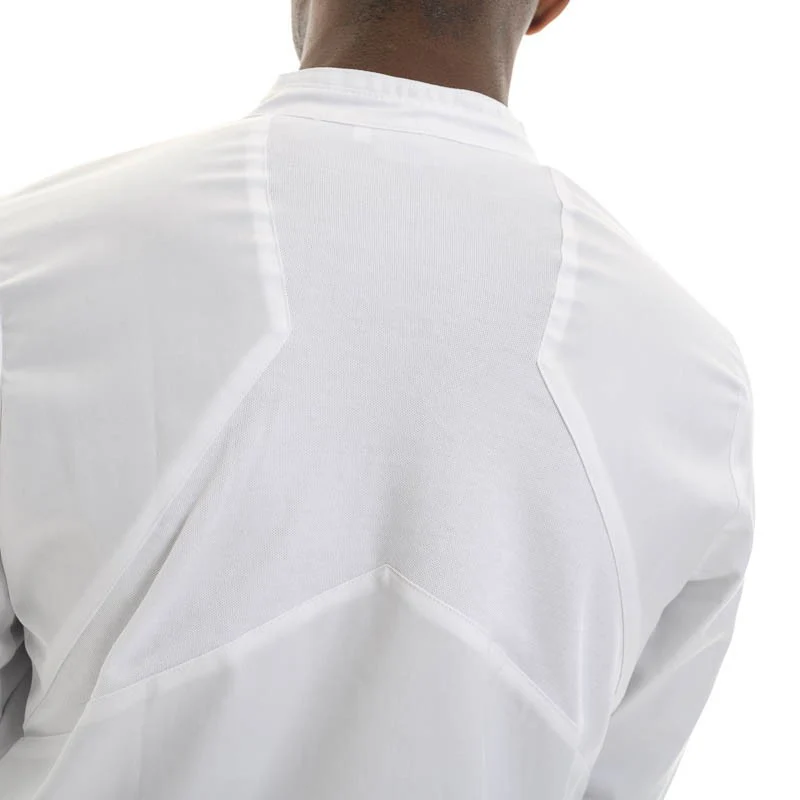 Veste de Cuisine Blanche Double Col Lemongrass Homme - LAFONT CUISINE - Image 4