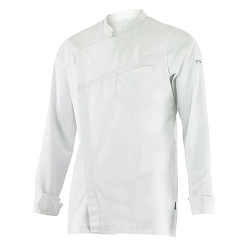 Veste de Cuisine Blanche Double Col Lemongrass Homme - LAFONT CUISINE - Image 5
