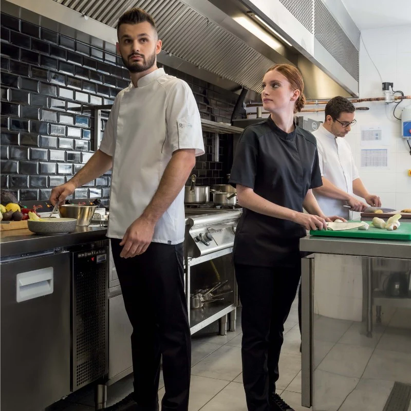 Veste de Cuisine Bolt 37.5 Manches Courtes - ROBUR - Image 8
