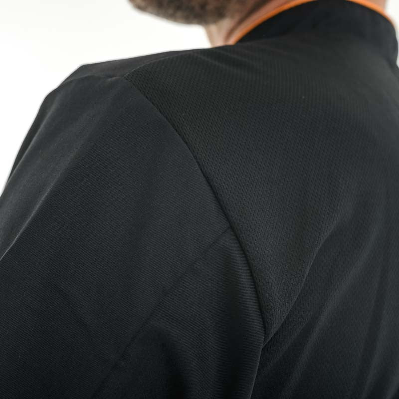 Veste de Cuisine Respirante Liseré Orange MC ou ML - MANELLI - Image 6