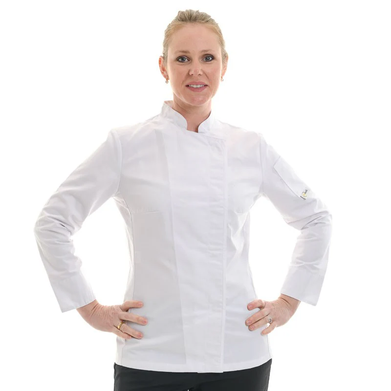 Veste de Cuisine Eco-Responsable Manches Longues Femme - MANELLI
