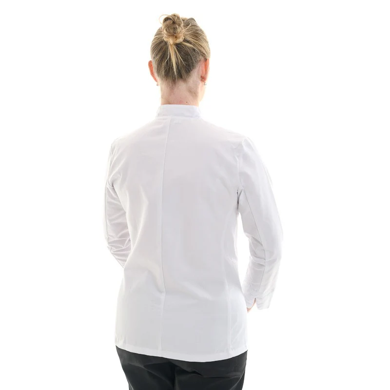 Veste de Cuisine Eco-Responsable Manches Longues Femme - MANELLI - Image 3