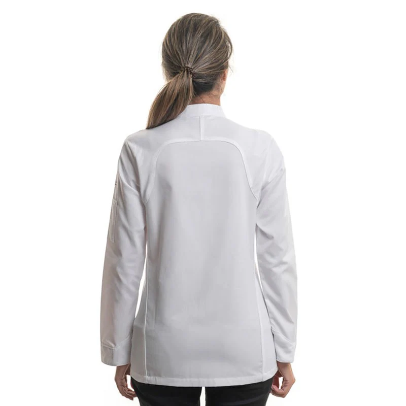 Veste de Cuisine Emulsion Femme Blanc - LAFONT CUISINE - Image 4