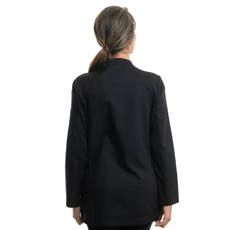 Veste de Cuisine Emulsion Femme Noir - LAFONT CUISINE - Image 5