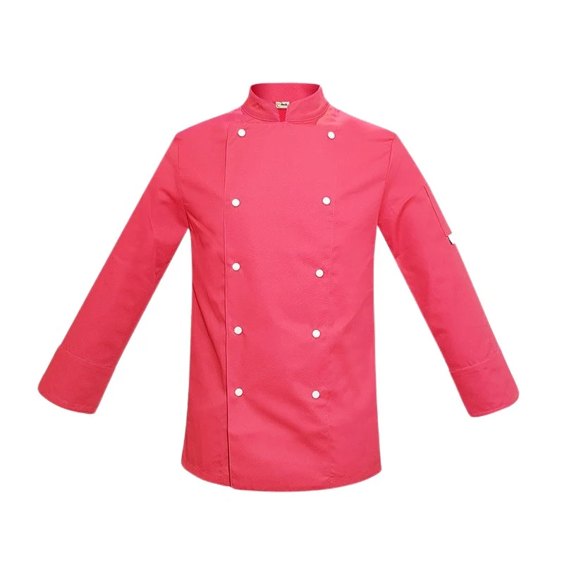 Veste de Cuisine Enfant Rose Boutons Blancs - MANELLI