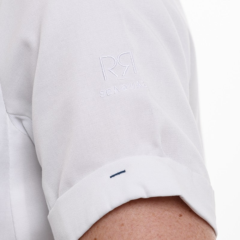 Veste de Cuisine Femme Manches Courtes Blanc Escale - ROBUR - Image 6
