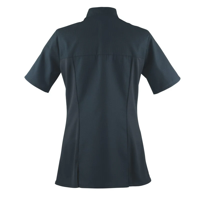 Veste de Cuisine Femme Abella Manches Courtes Noir - ROBUR - Image 8