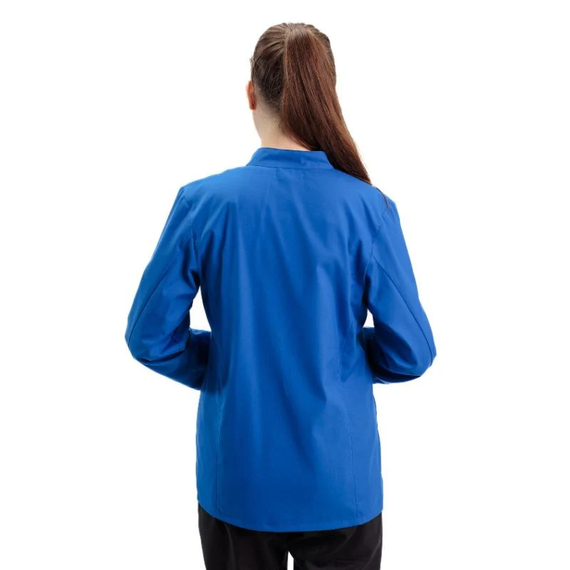 Veste de Cuisine Femme Californie Manches Longues Marine - MANELLI - Image 6