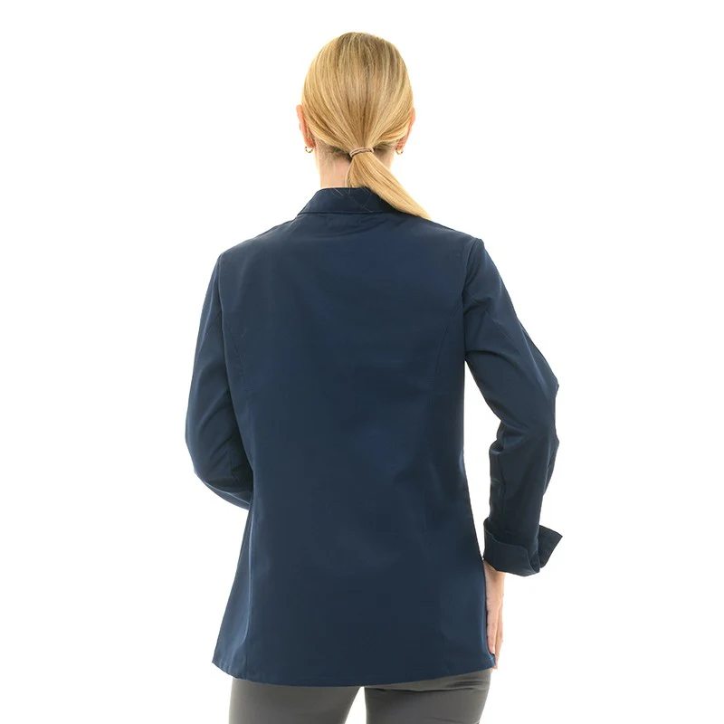 Veste de Cuisine Femme Californie Manches Longues Royal - MANELLI - Image 11