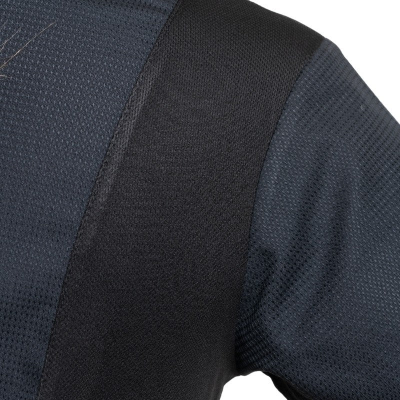 Veste de Cuisine Femme Gaufrée Malaga Manches Courtes Noire - MANELLI - Image 8