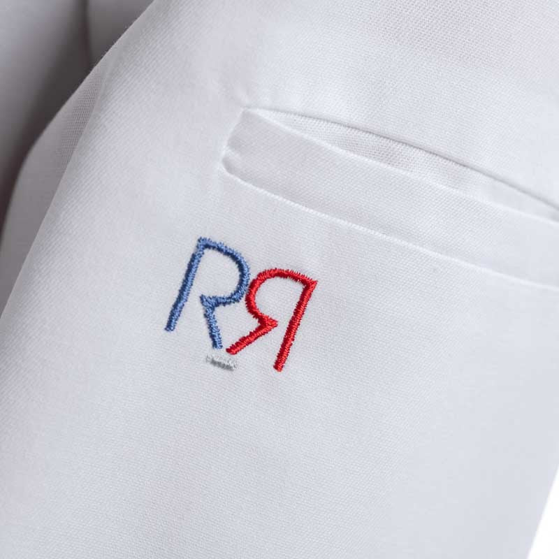 Veste de Cuisine Femme Manches Longues Alpilles Blanc - ROBUR - Image 2