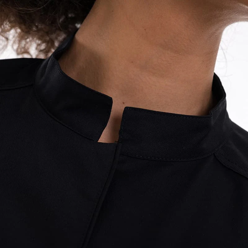 Veste de Cuisine Femme Manches Longues Elbax Noir - ROBUR - Image 11