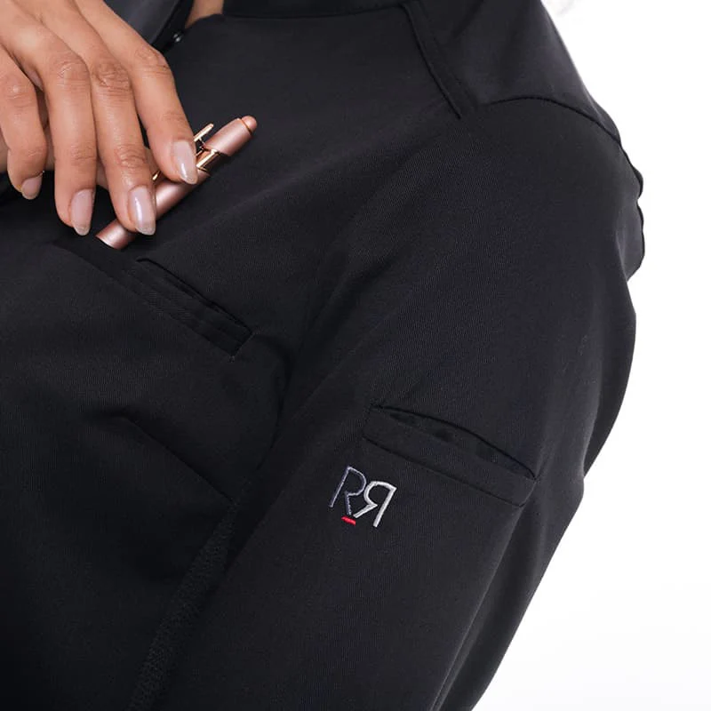 Veste de Cuisine Femme Manches Longues Elbax Noir - ROBUR - Image 7