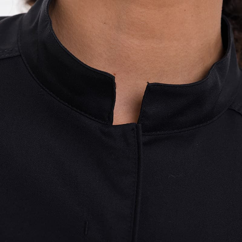 Veste de Cuisine Femme Manches Longues Elbax Noir - ROBUR - Image 9