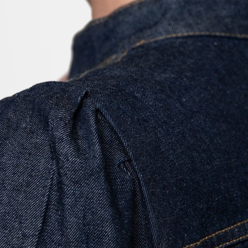 Veste de Cuisine Femme Manches Longues Holly Denim Brut - ROBUR - Image 7