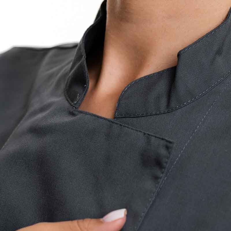 Veste de Cuisine Femme Manches Longues UNERA Anthracite - ROBUR - Image 6