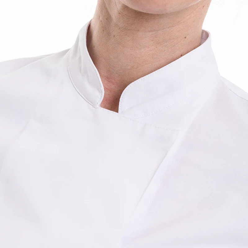 Veste de Cuisine Femme Manches Longues Unera Blanc - ROBUR - Image 8