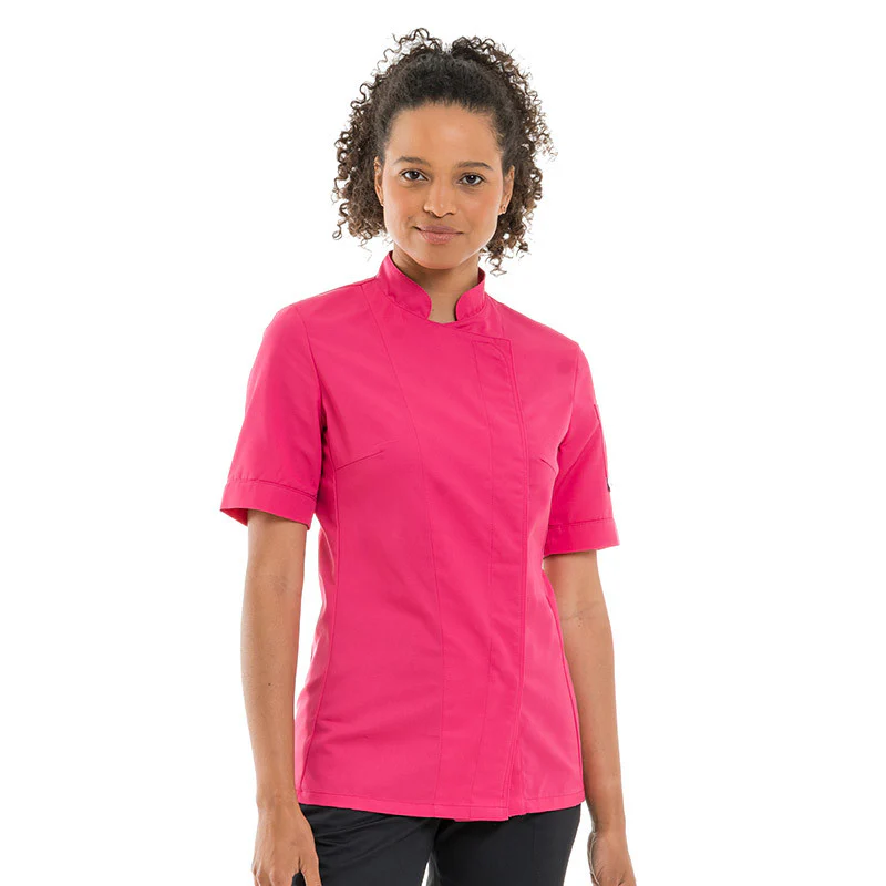 Veste de Cuisine Femme Rose Lady - MANELLI - Image 6