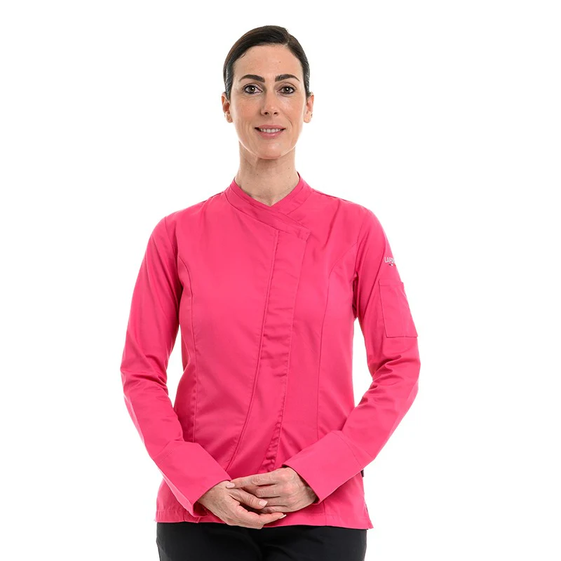 Veste de Cuisine Femme Saffron Manches Longues Beige - LAFONT CUISINE - Image 10